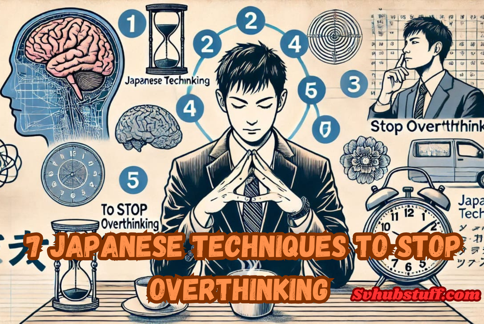 Japanese Techniques to stop overthinking