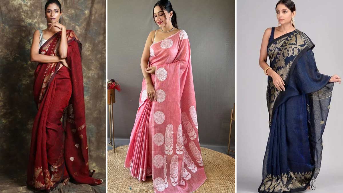 Linen Sarees