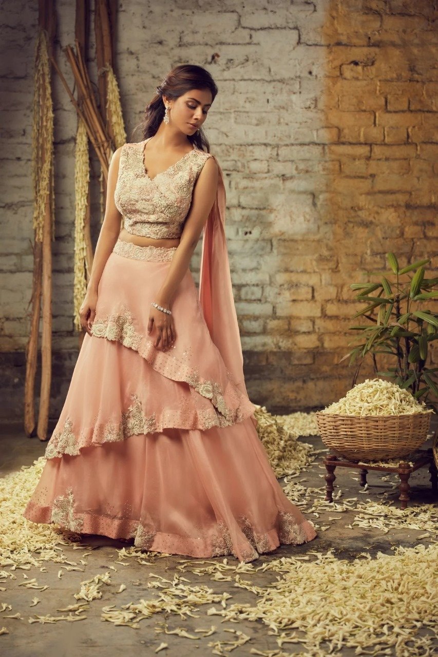 Layered /Ruffled Lehenga 