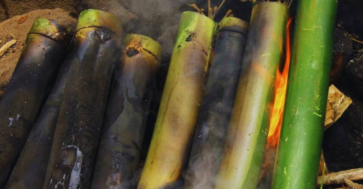 araku-valley, bamboo chicken