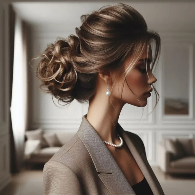 The Messy French Twist
